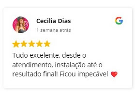 Avaliação Google Cecilia Dias para SHOW GLASS