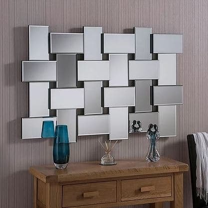 Espelho Decorativo Trançado Decorativo Sala Montagem