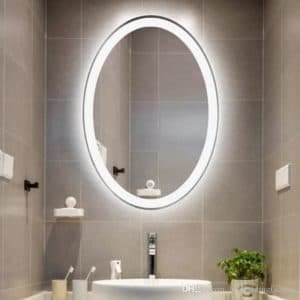 Espelho Oval Com Led