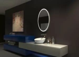 Espelho Com Led Oval
