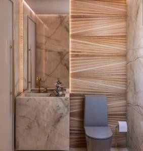 Espelho Com Led Flutuante Lavabo