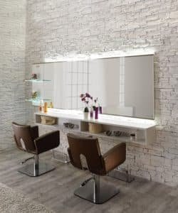 Espelho Flutuante Com Led Para Salão De Beleza