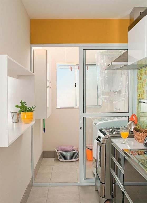Vidraçaria Vila Nova Conceição 169 Porta De Vidro Lavanderia Divisória Cozinha