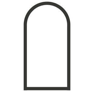 Espelho Oval 3 Base Reta