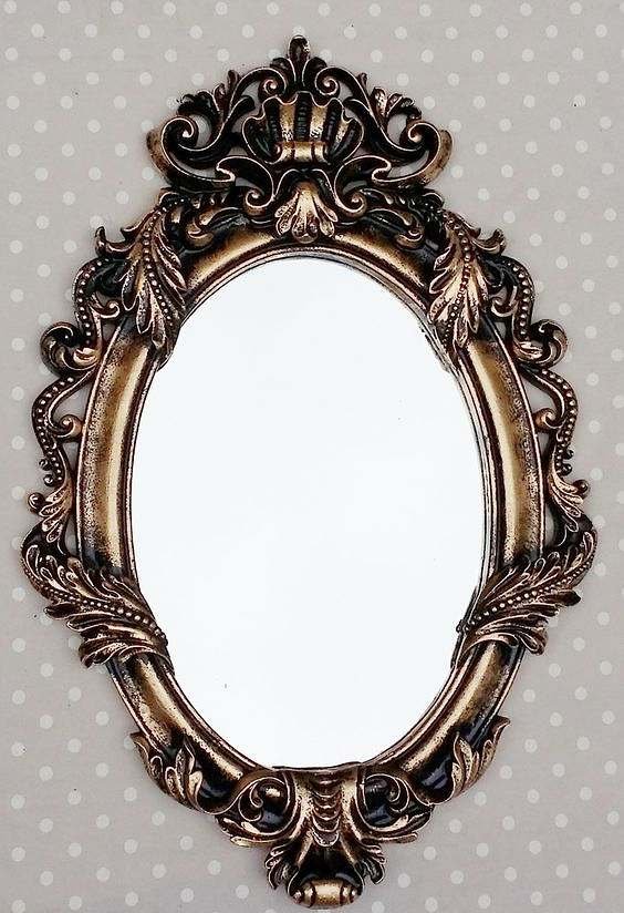 Espelho Oval 33 Espelho Oval Decorativo Arabesco
