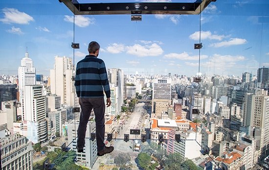 Sampa Sky Mirante Plataforma de vidro em São Paulo