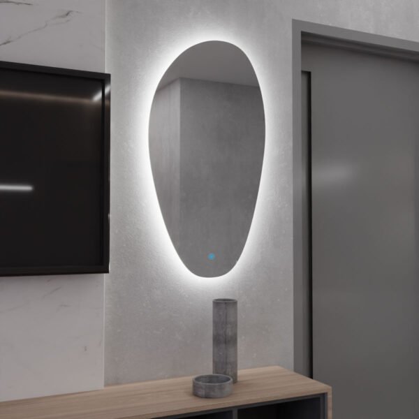 Espelho Orgânico com LED e Touch