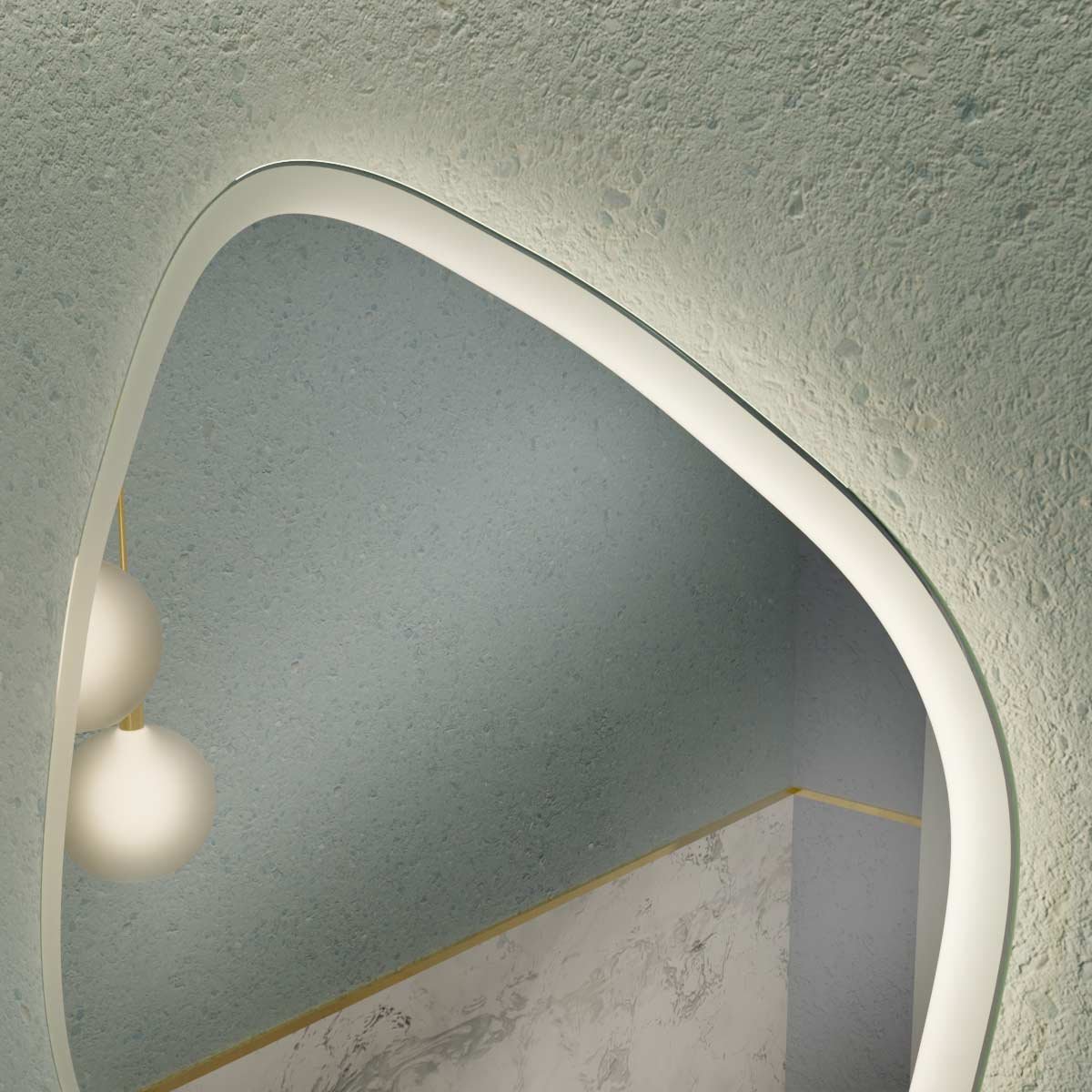 Espelho Orgânico com Led e Touch 85x90cm 6 Espelho_Organico_85X90_Detalhes_3000K