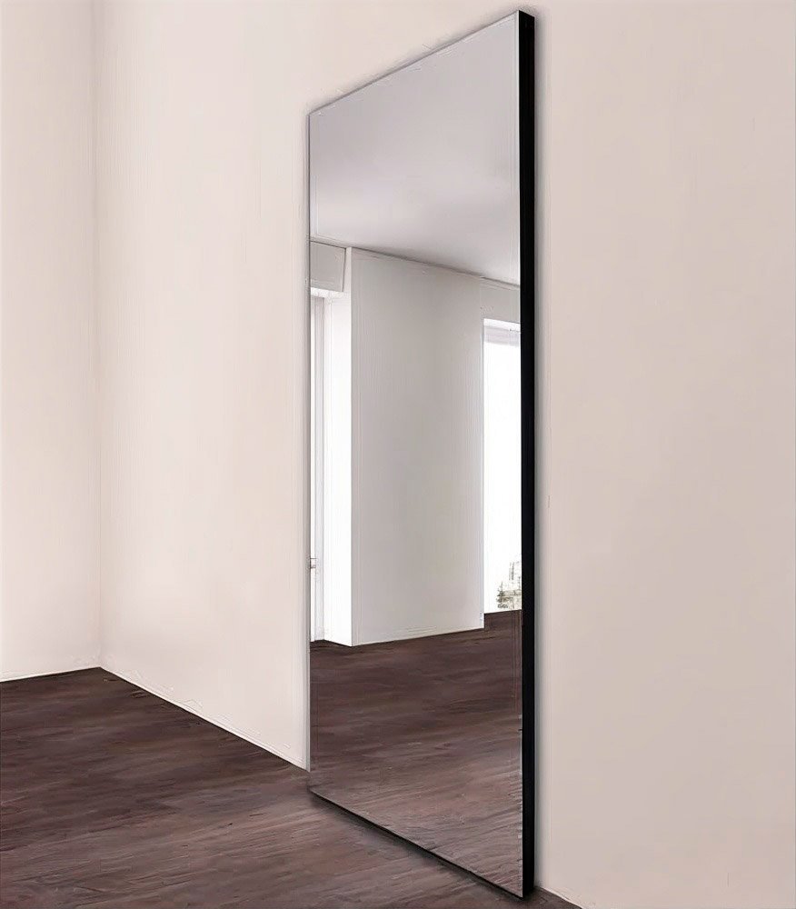 Magic Door: Porta de correr espelhada Invisível 16 O Trilho Embutido Invisível