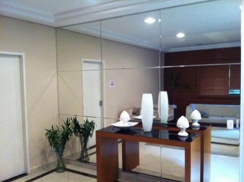 Parede De Espelho Decorativo Para Sala